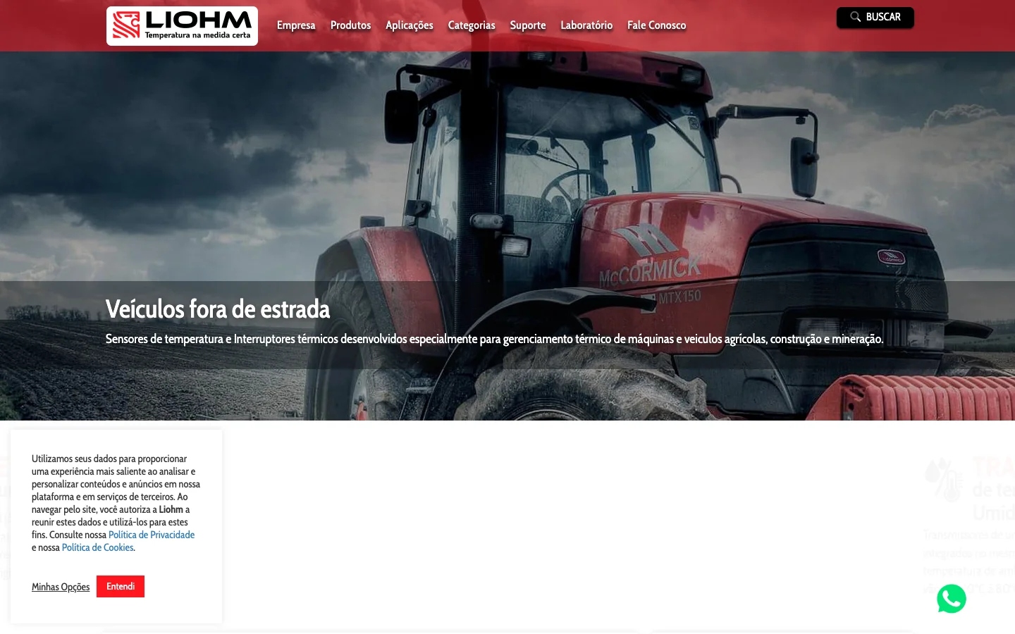 Liohm — Catálogo Técnico Global de Sensores Industriais